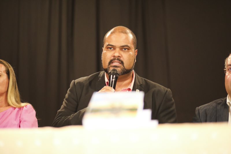 Reitor da UFS, Valter Santana destacou a relevância da parceria da UFS com a universidade portuguesa 